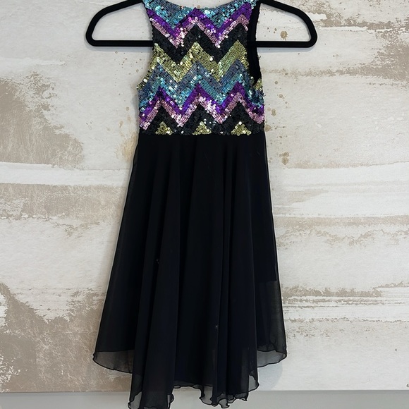 Flowers by Zoe Sequin Dress size 6 - Picture 3 of 5